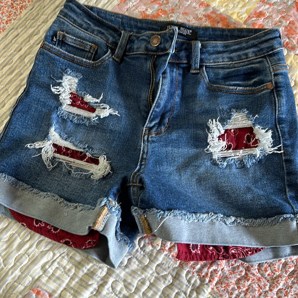Judy Blue bandana shorts size M